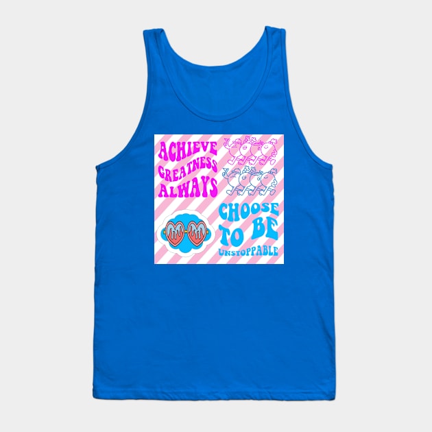 ACHIEVE GREATNESS ALWAYS Tank Top by zzzozzo